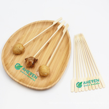 Anhui INCLUSO pinchos de barbacoa compostables para barbacoa, juego de parrilla de pistola de bambú, palos de brocheta con logotipo personalizado